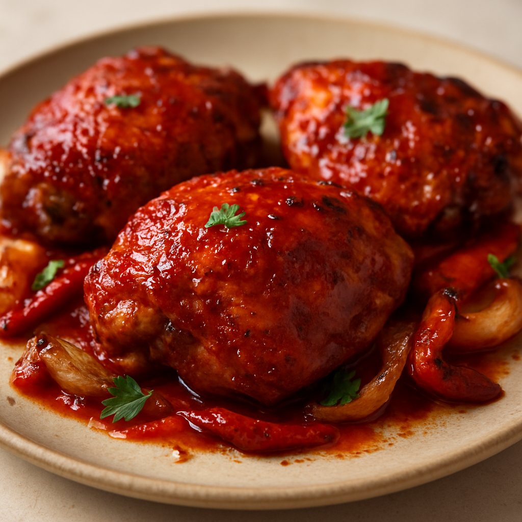 עוף בפפריקה בשקית אפייה