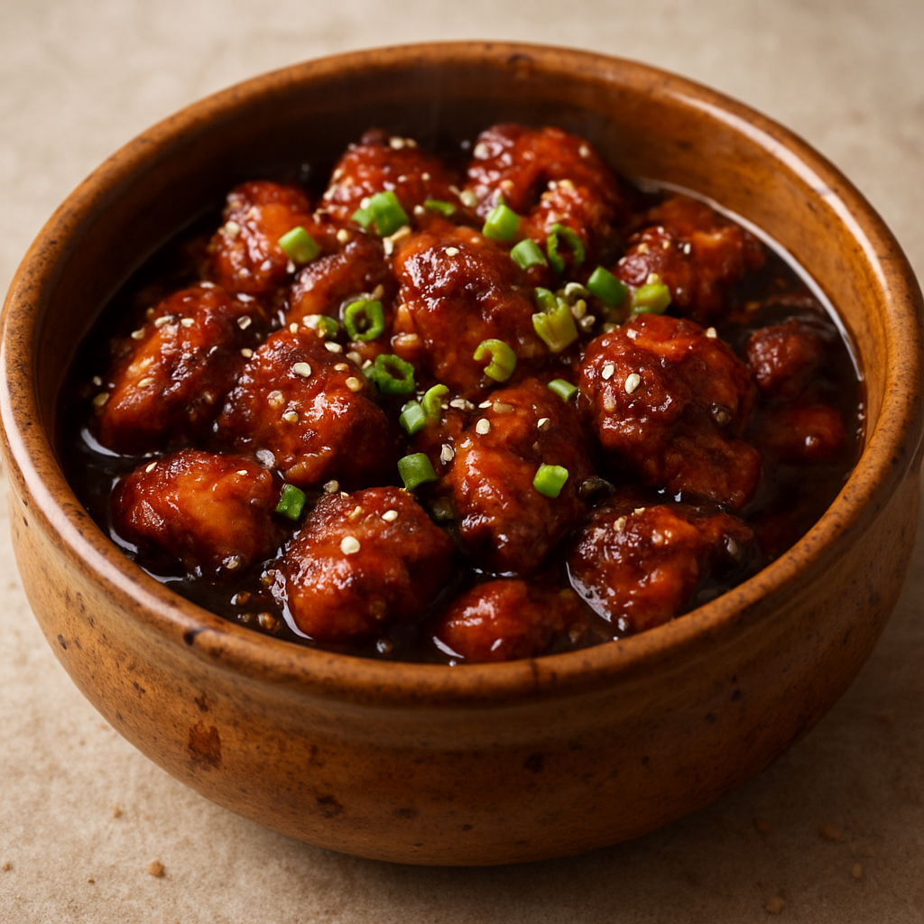 עוף סצואני אפוי בכלי חרס עם התססה קצרה