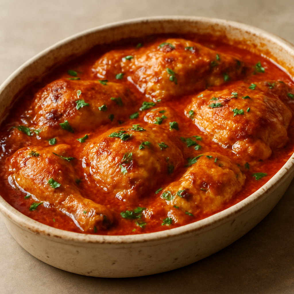 עוף פפריקש בתנור אפוי חלקית