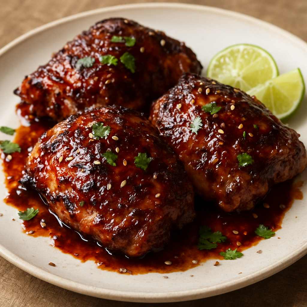 עוף פרי-פרי בזיגוג תמרינדי