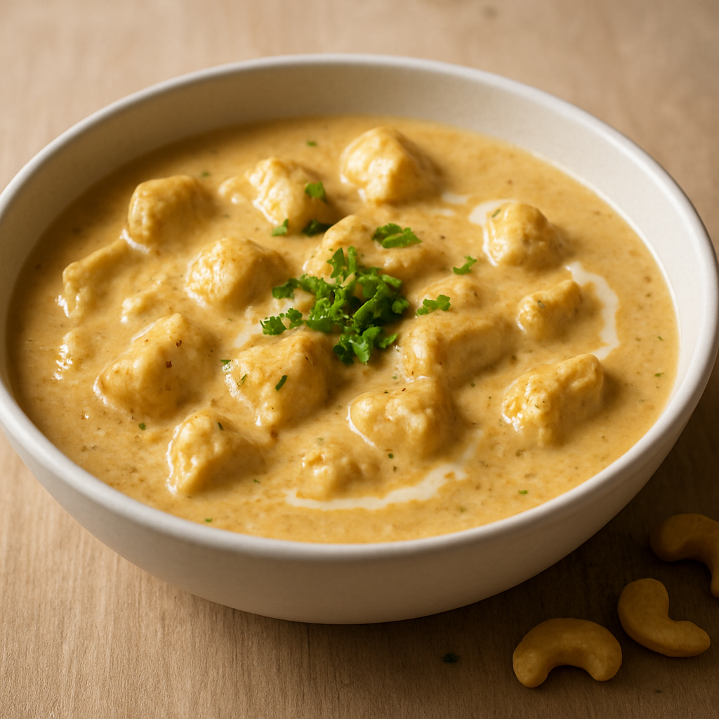 עוף קורמה קרמי בהשראה צפונית לכמויות