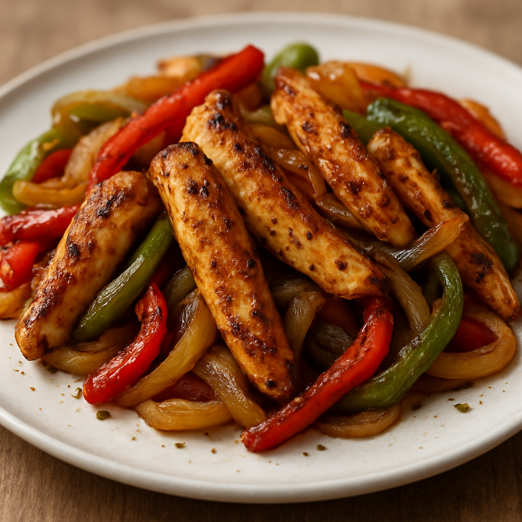 פאחיטאס עוף צילי-לימון בריסוק ידני