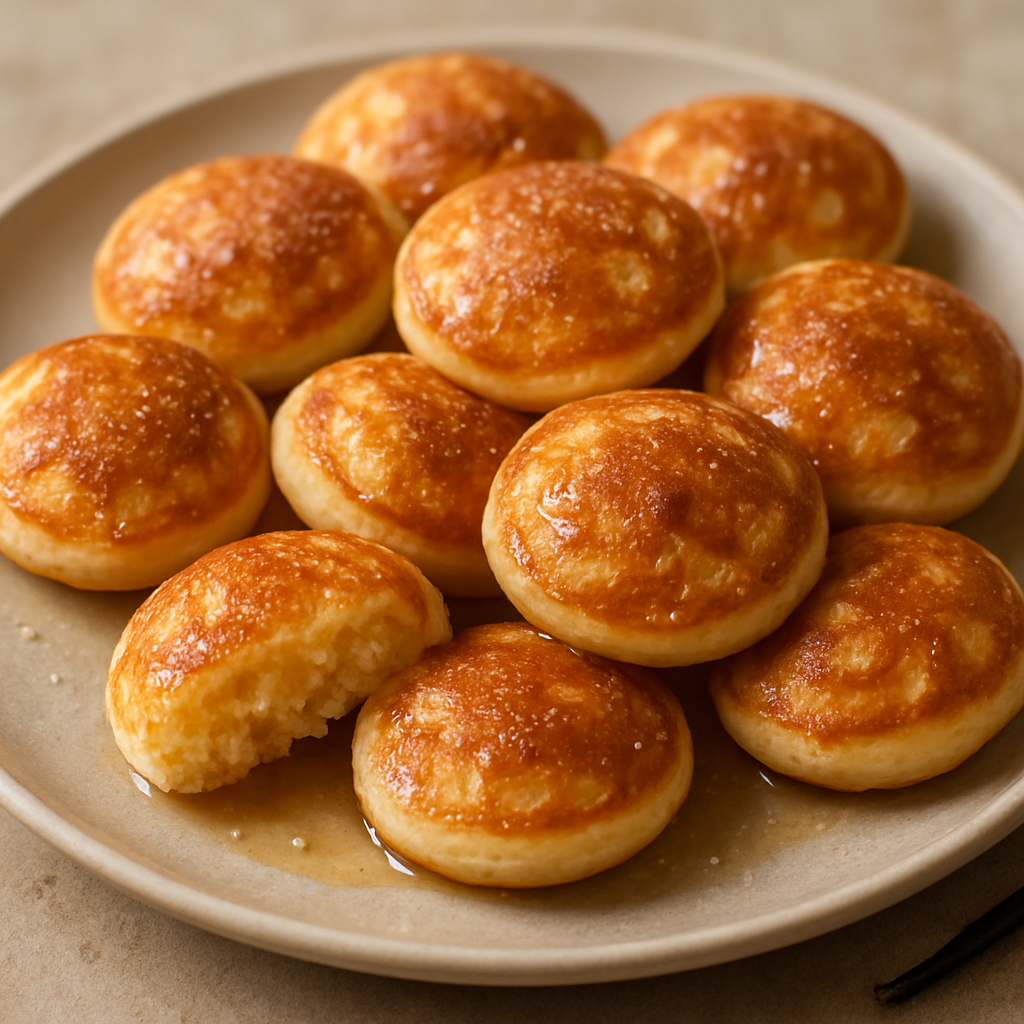 פופרטייס הולנדי בהשריה בסירופ וניל