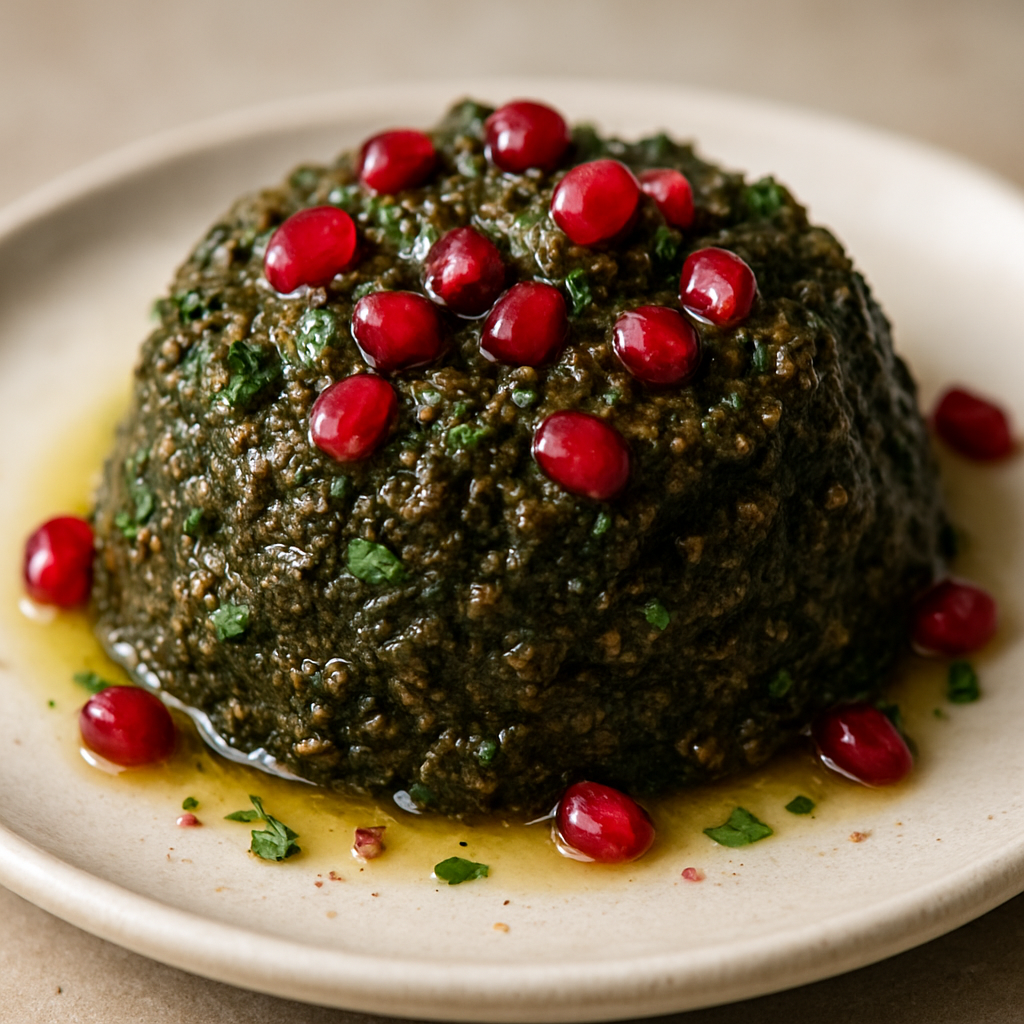 פחאלי תרד בממרח אגוזים חלק