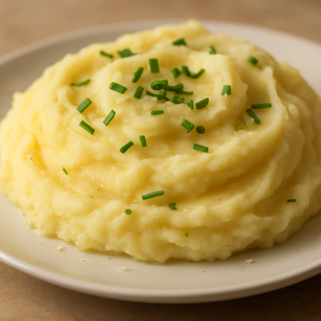 פירה תפוחי אדמה שמנתי בבלנדר מוט