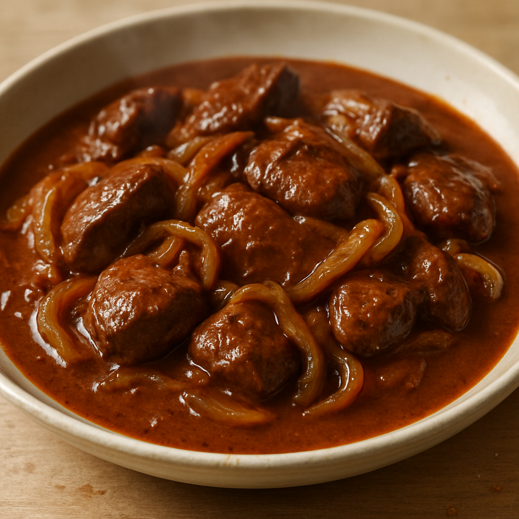 פפריקאש כבד ושוט של עוף בעומק טעמים