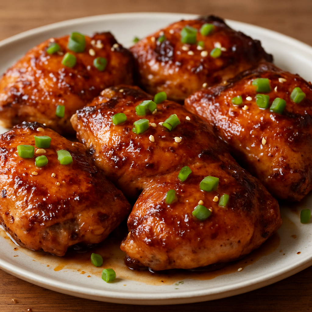 פרגיות קנטונזית דבש-סויה על נייר אפייה