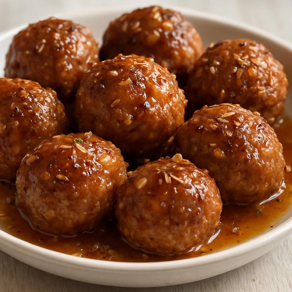 פריקדלר דני ברוטב תפוח חמוץ-מתוק וכמון קלוי