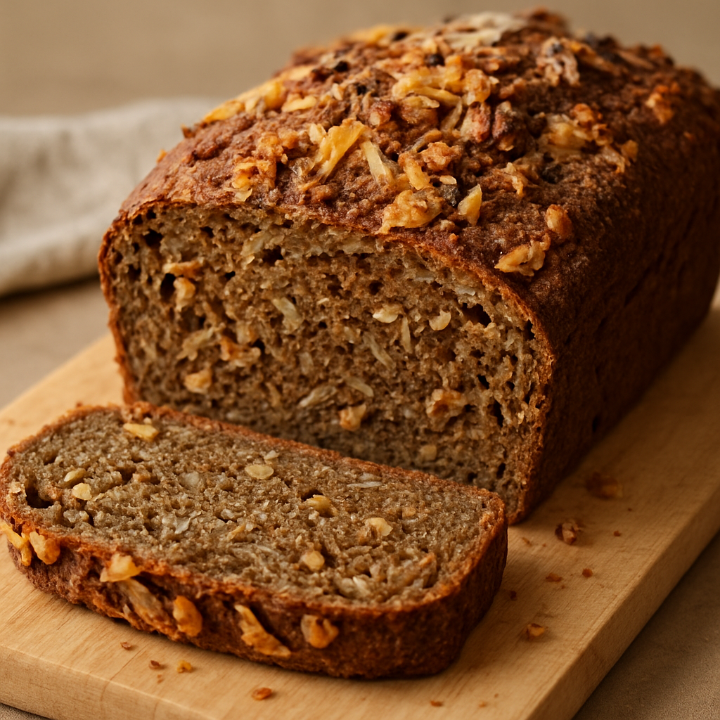 פשטידת שיפון כפרית עם כרוב חמוץ וקראנץ' אגוזים