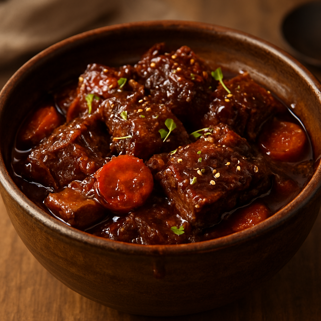 צלעות בקר סצואניות אפויות בכלי חרס