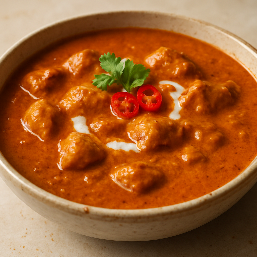 קארי קייפ מאלי עם משחת תבלינים מותססת וביצה רכה אופציונלית