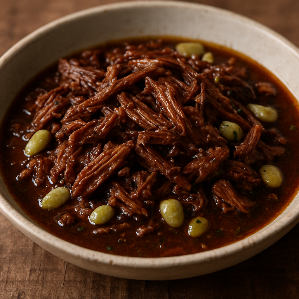 קדרת טלה קירמול איטי עם שעועית לימה