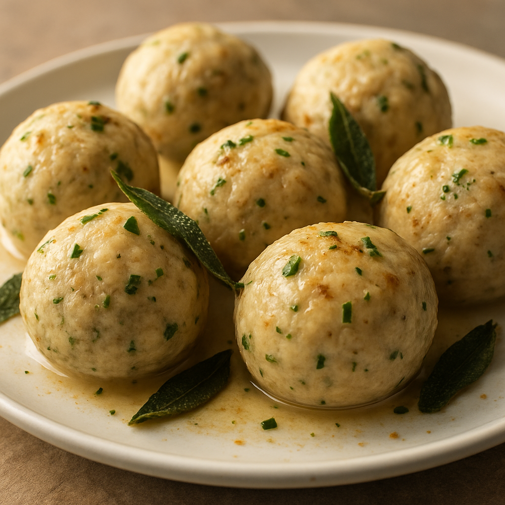 קניידלך לחם בעשבי אלפים