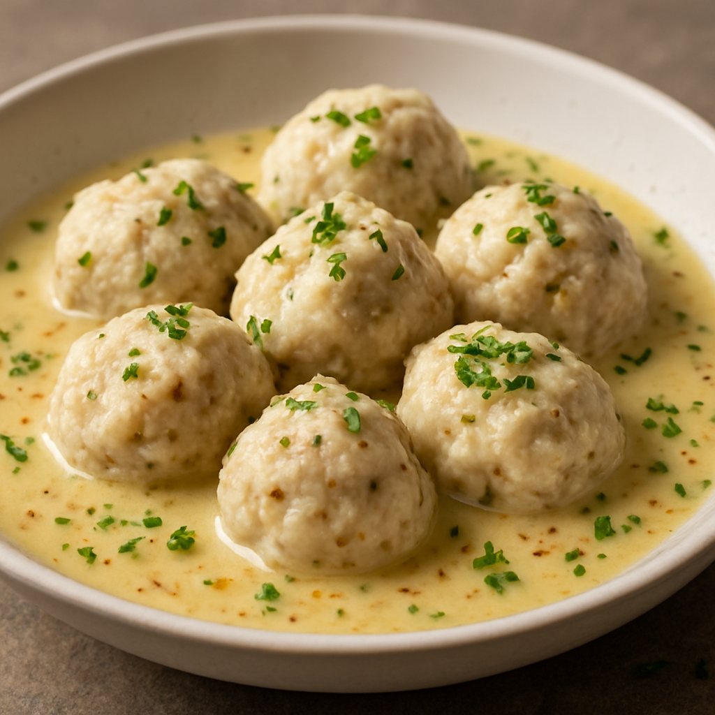 קציצות דג עדינות באידוי בחרדל ולימון