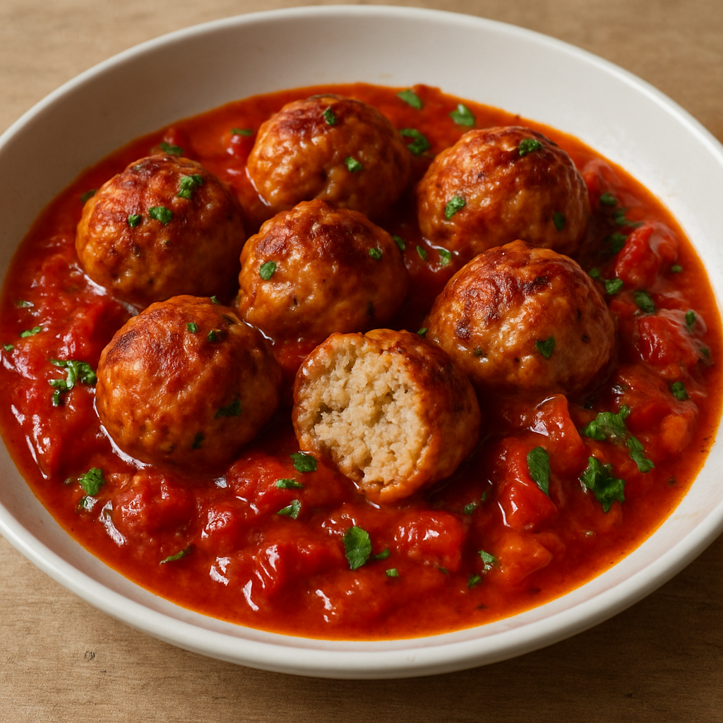 קציצות עוף ברוטב שושקה