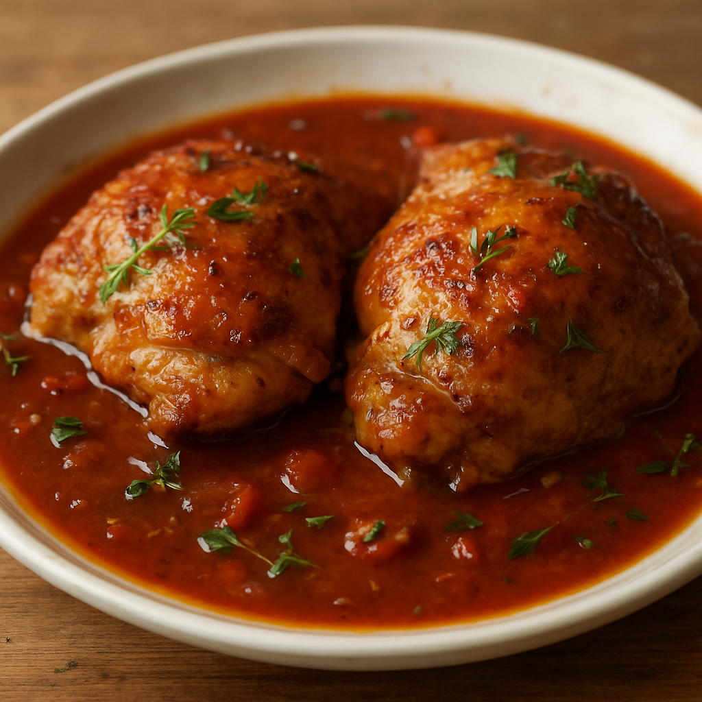 שוקי עוף דה-גלייז ביין ועשבי תיבול