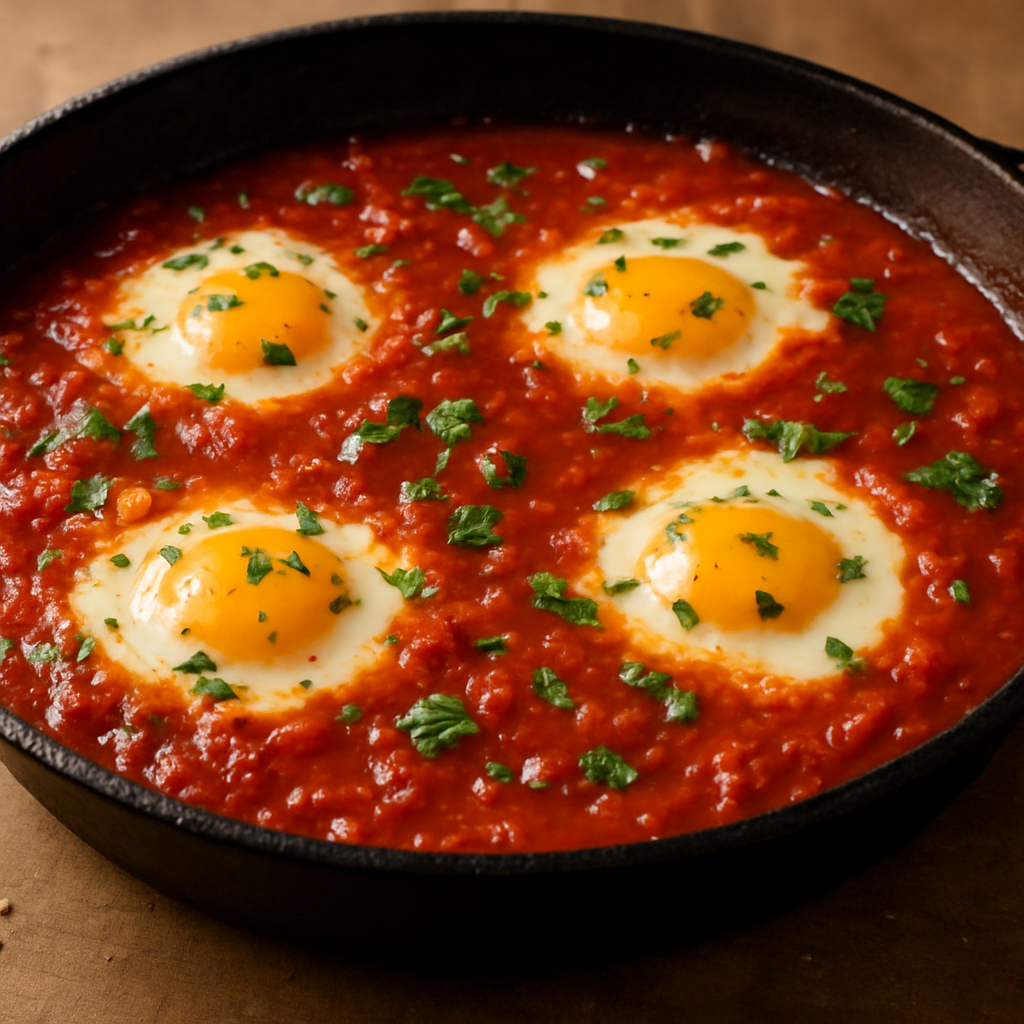 שקשוקה פלפל ועגבניות מהירה