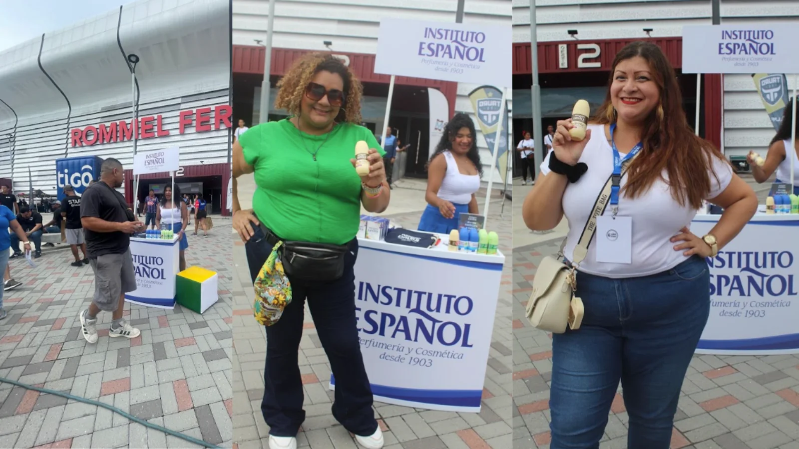 Participantes comparten durante la activación de Gotas de Oro con la Liga Panameña de Fútbol