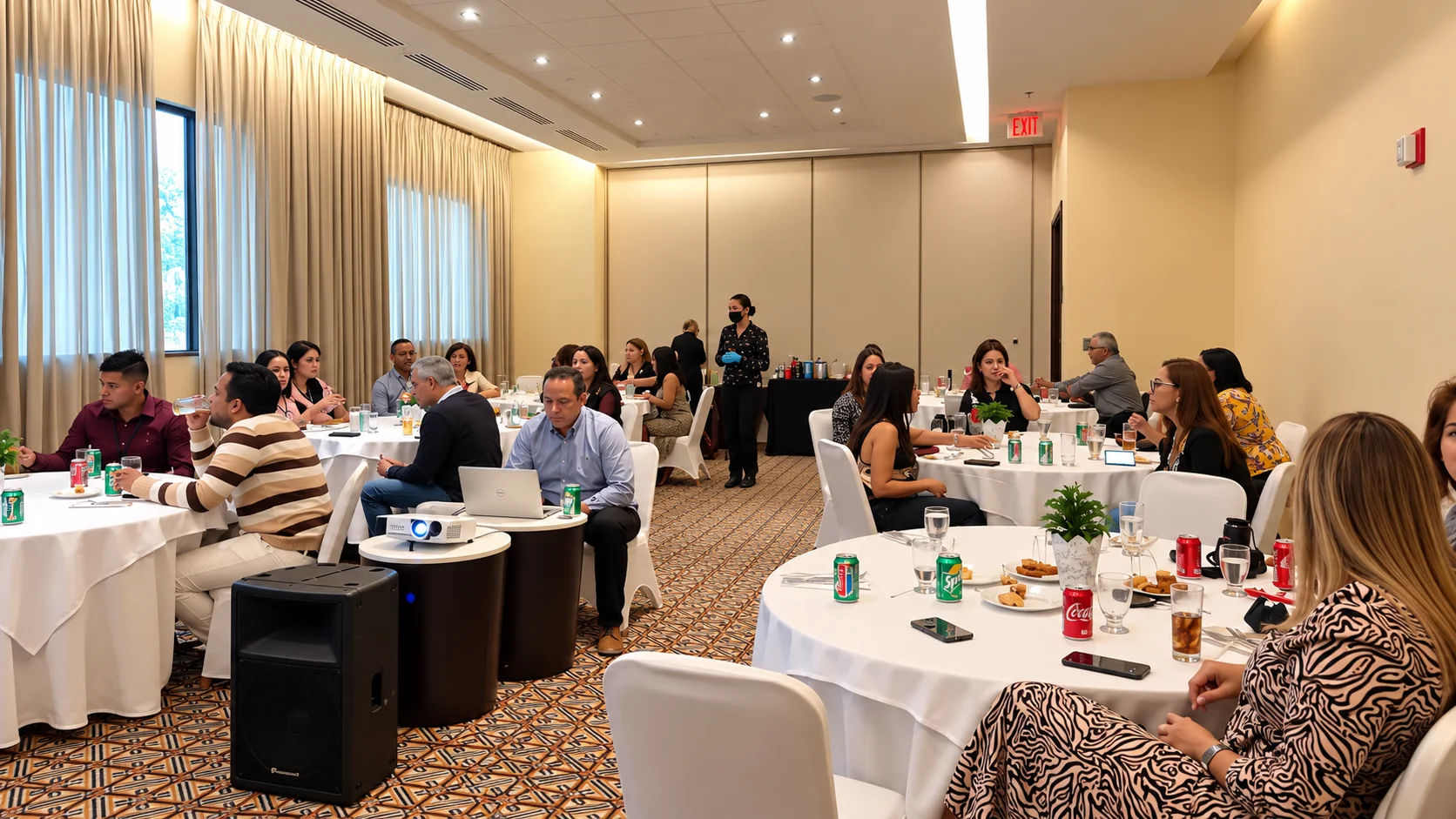 Asistentes al evento y encuentro en el Hotel Summit Rainforest