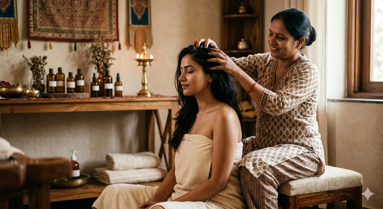 นวดศีรษะแบบอินเดีย (Indian Head Massage) คืออะไร? ดียังไง
