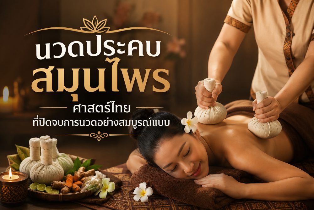 นวดประคบสมุนไพร ศาสตร์ไทยที่ปิดจบการนวดอย่างสมบูรณ์แบบ
