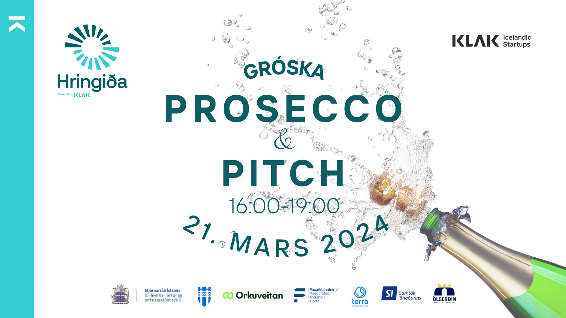 Prosecco & Pitch - Hringiða 2024