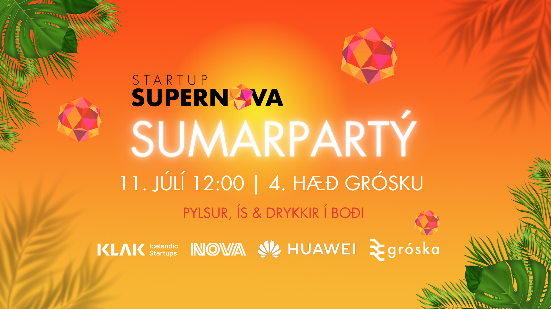 Startup SuperNova Sumarpartý