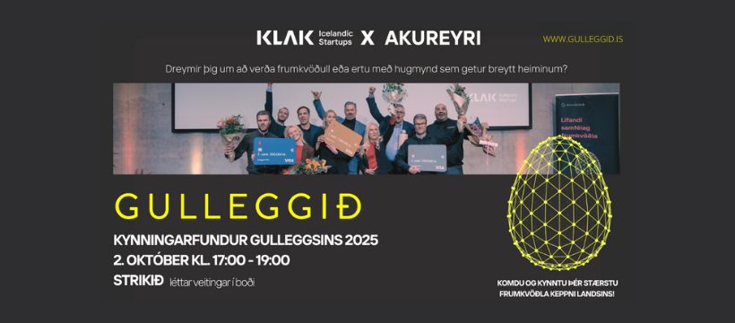 Kynning: Gulleggið 2025 - Akureyri
