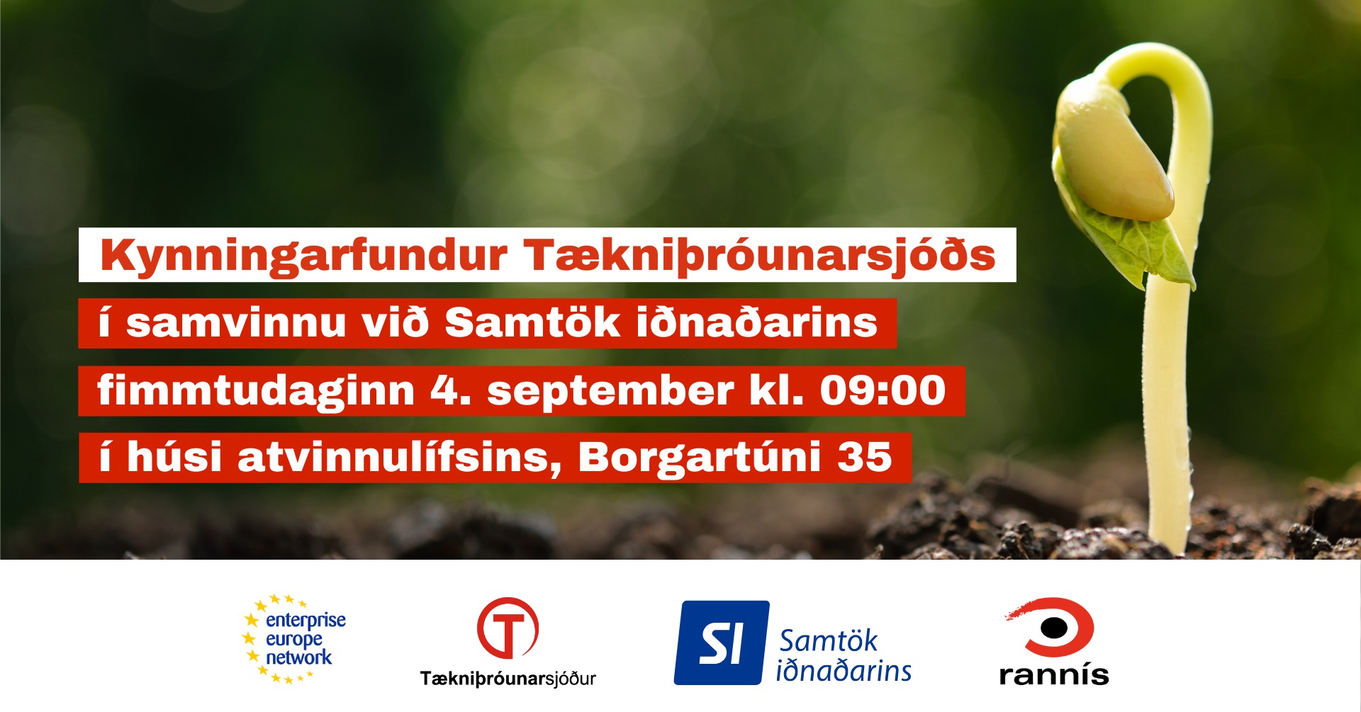 Kynningarfundur um Tækniþróunarsjóð