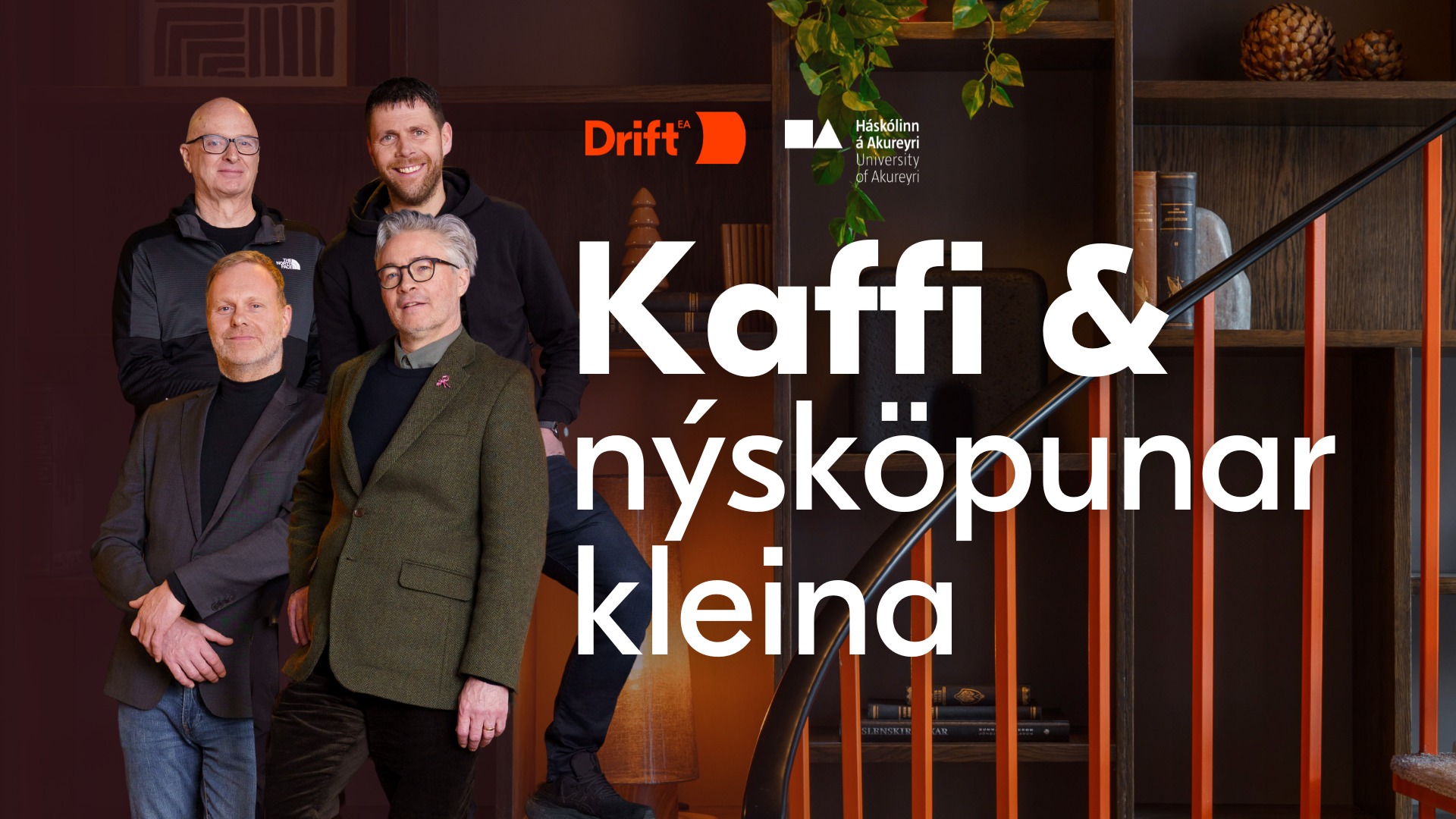 Kaffi & kleina: Morgunviðburður Drift EA