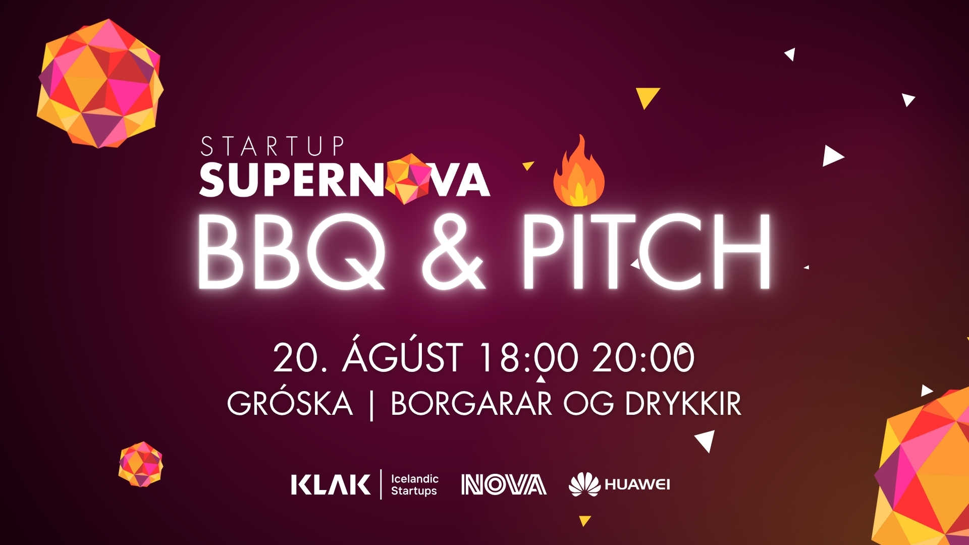 Startup SuperNova BBQ & PITCH