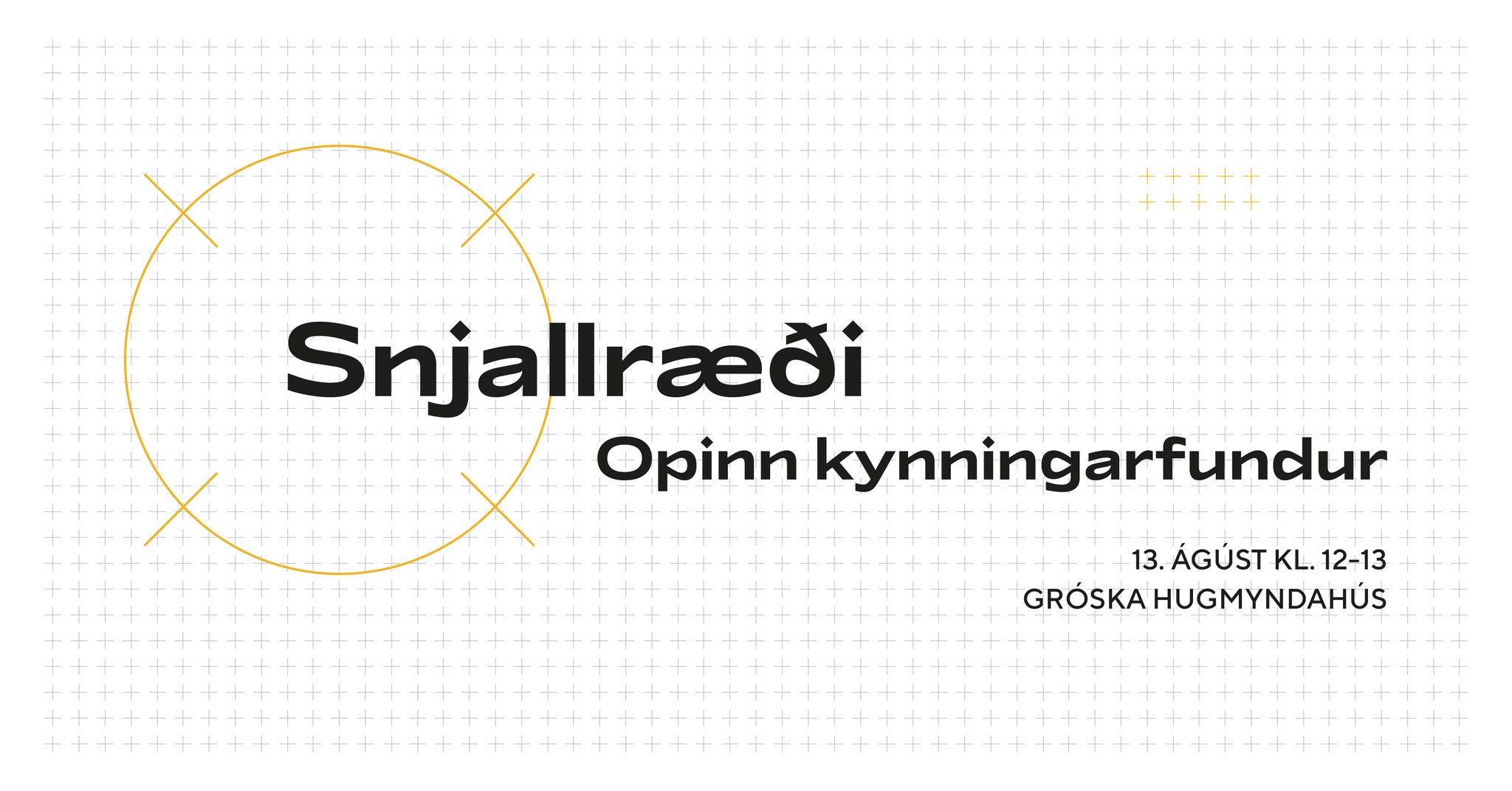 Snjallræði - Opinn kynningarfundur