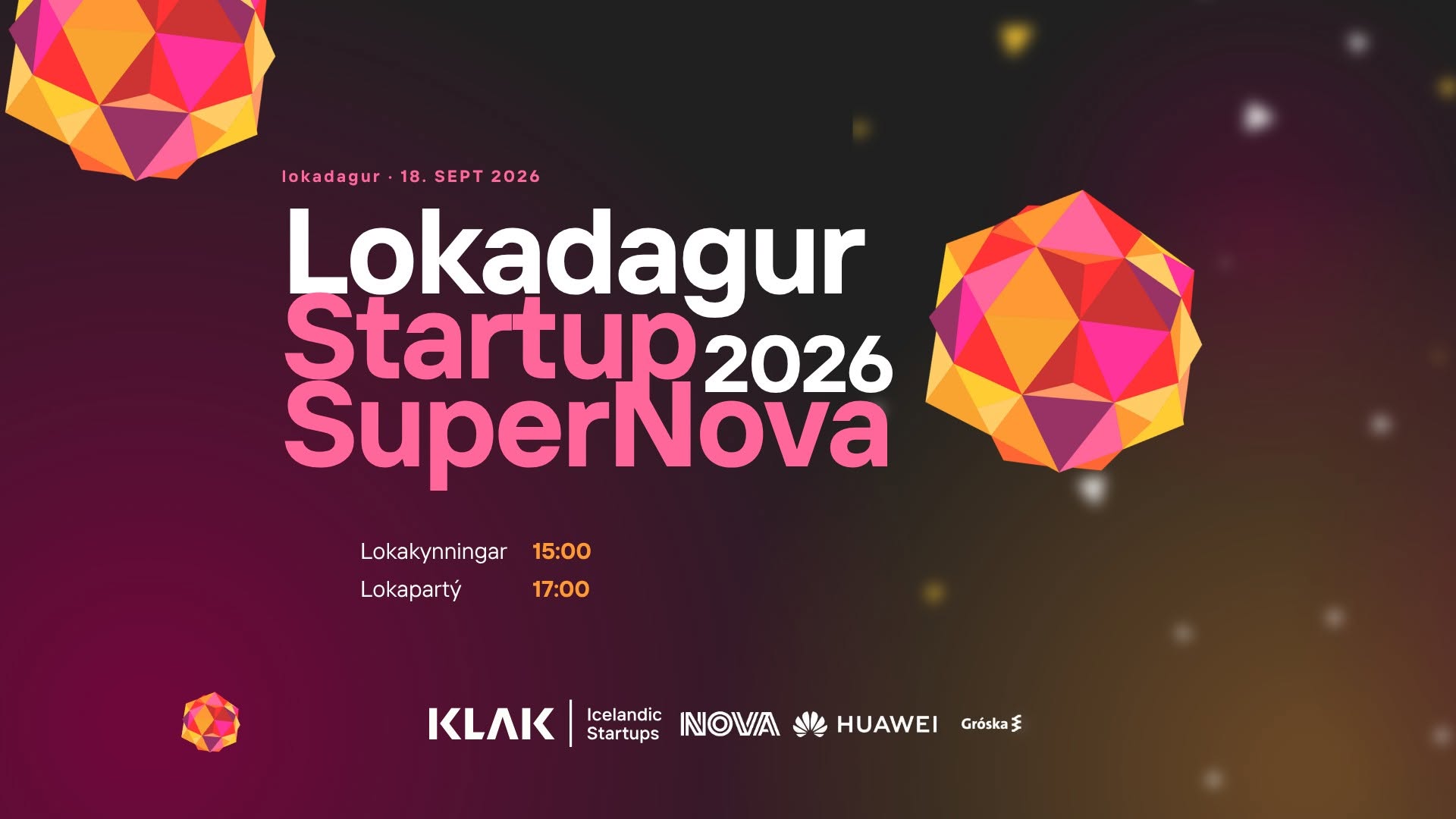 Lokadagur Startup SuperNova 2026