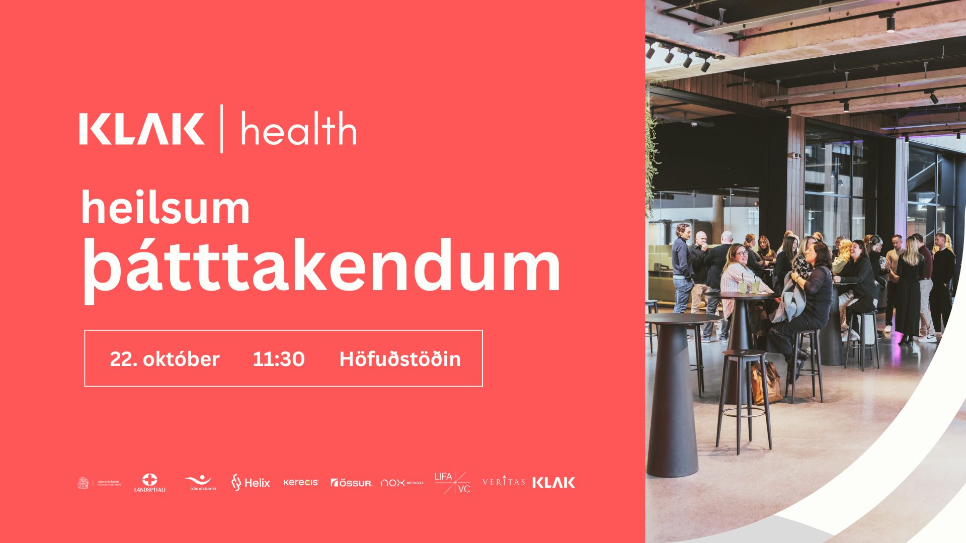 Heilsum þátttakendum KLAK health 2025