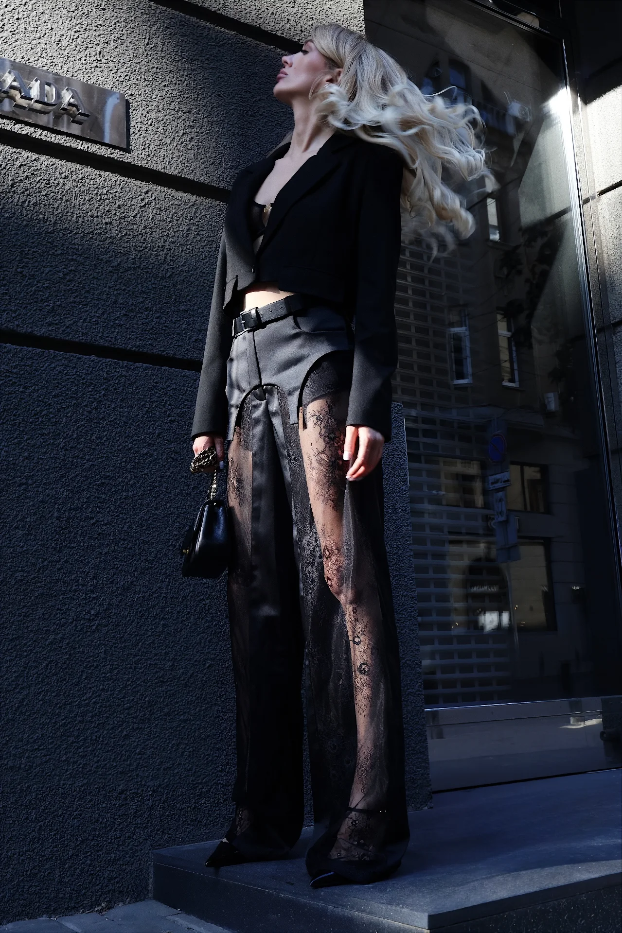Satin pants OMBRE view 2