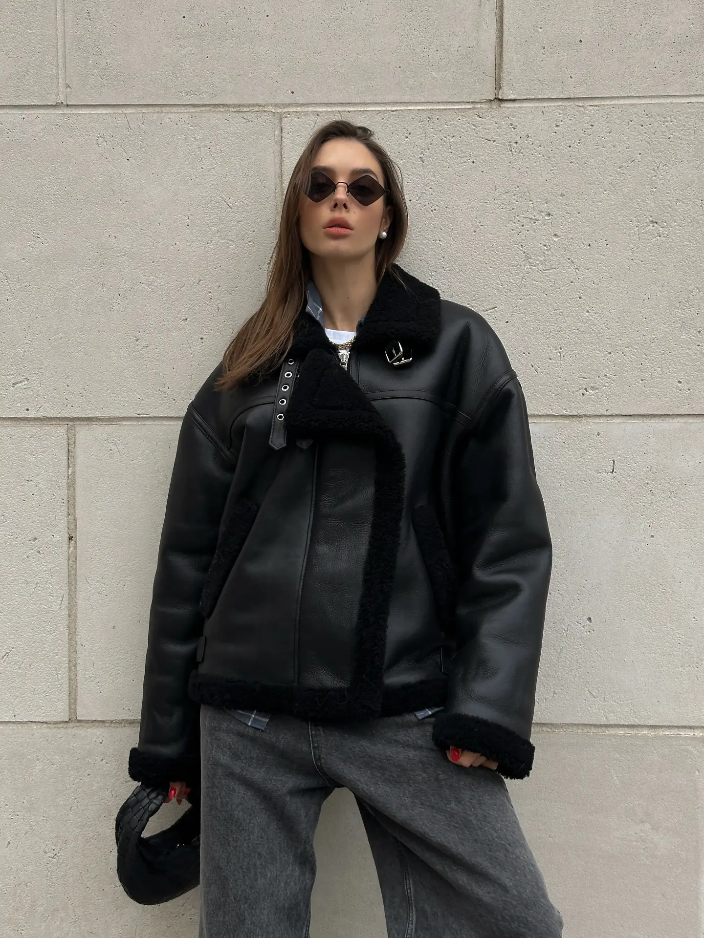 Sheepskin coat OVER