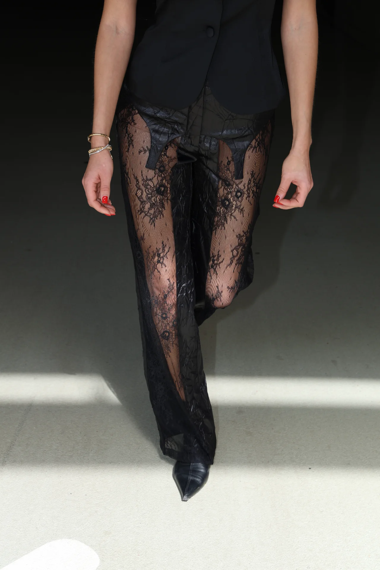 Crinkled Ombre Pants