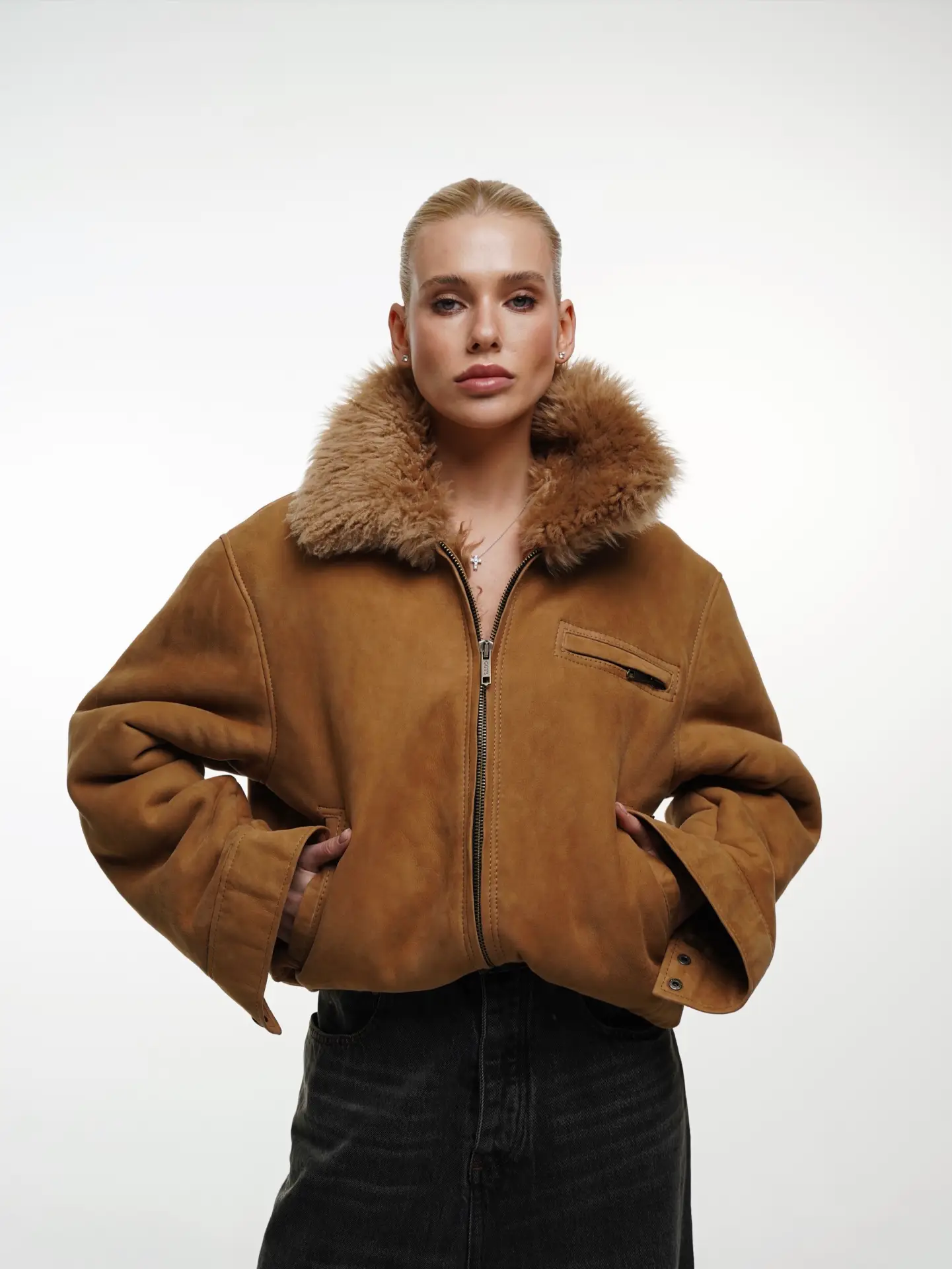 Sheepskin coat BASE TEDDY