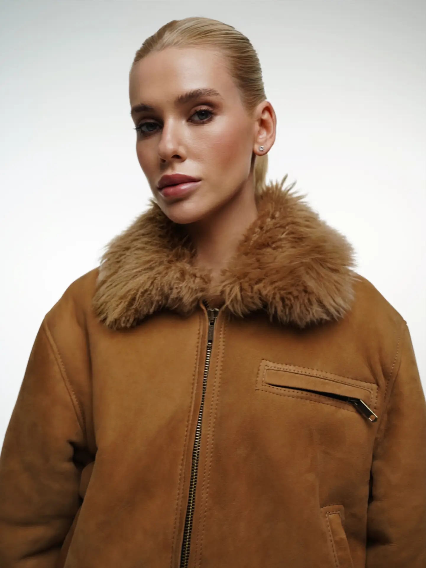 Sheepskin coat BASE TEDDY