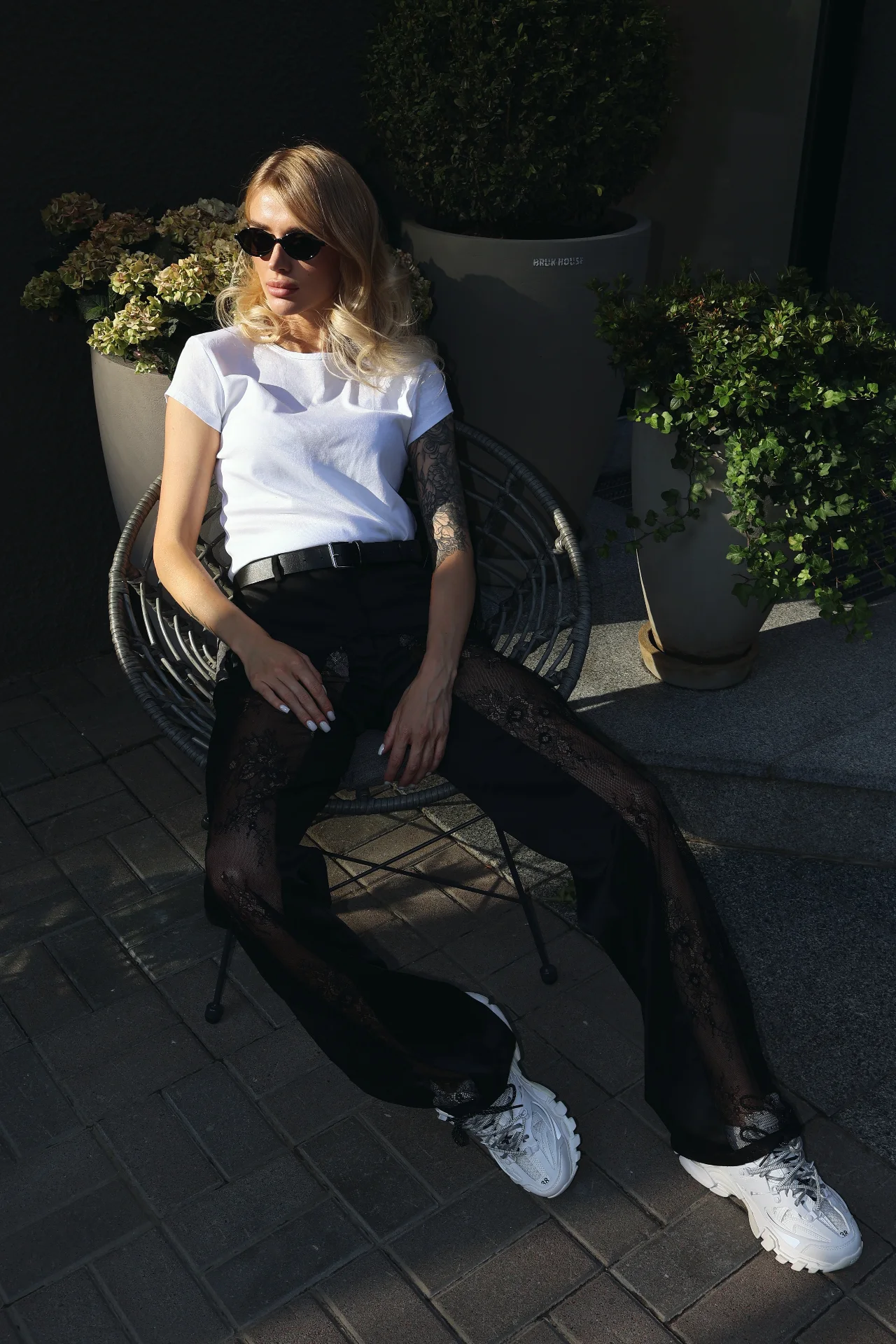 Satin pants OMBRE view 1
