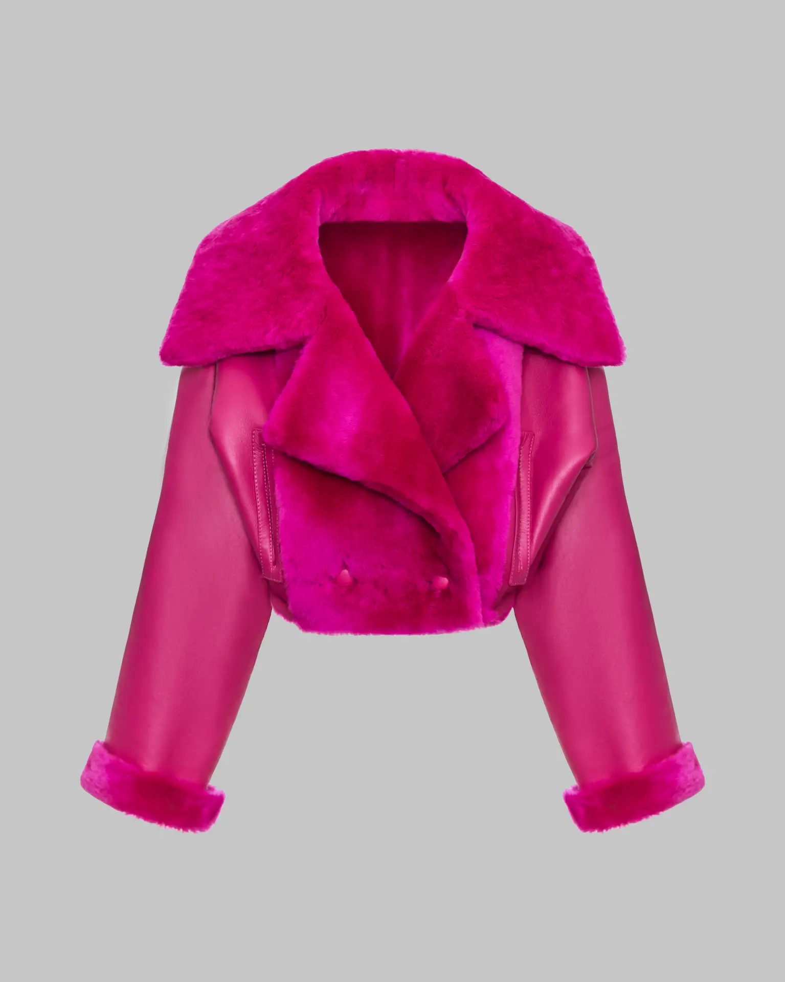 Dwustronne futro PINK