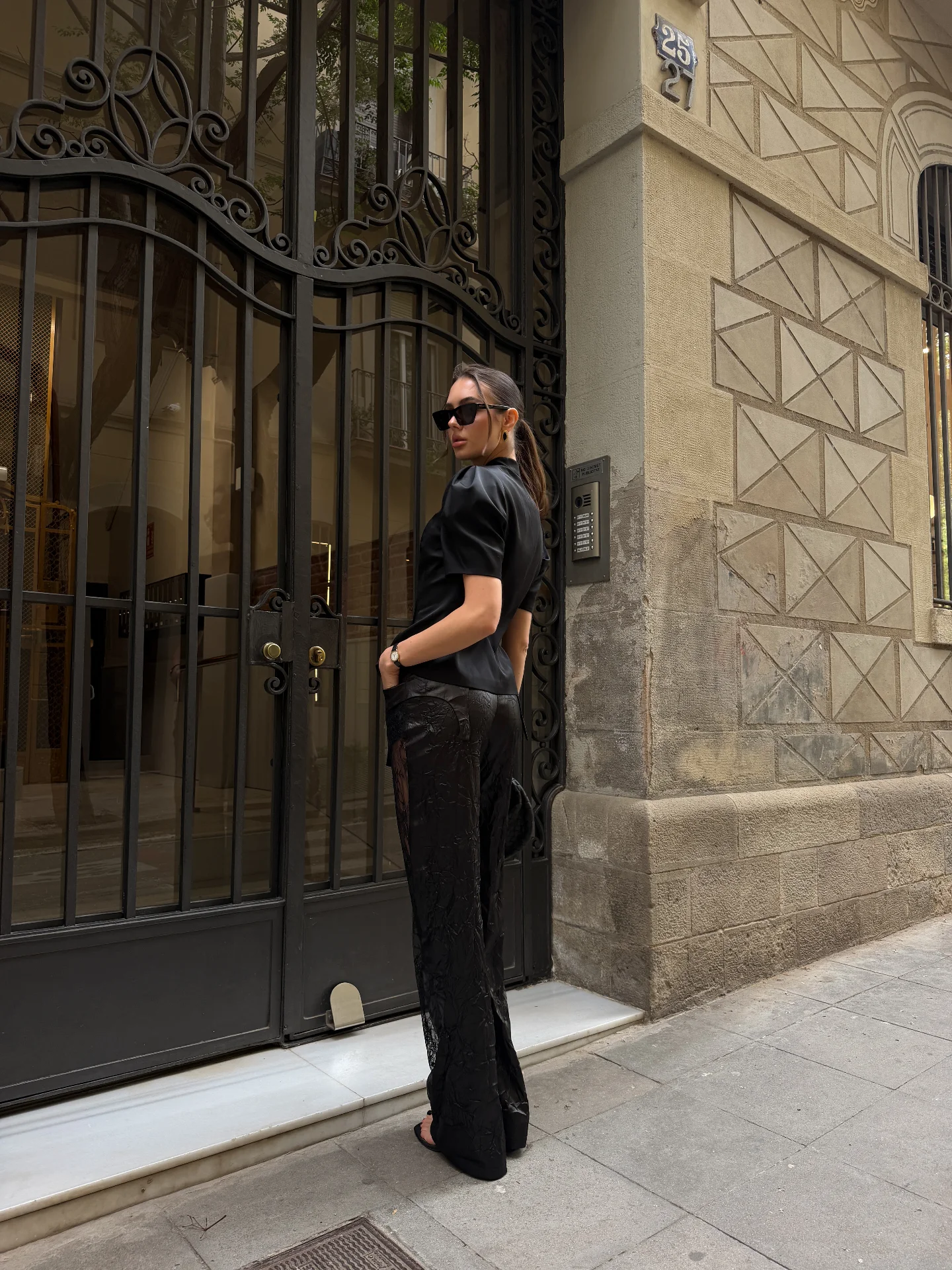 Crinkled Ombre Pants view 5