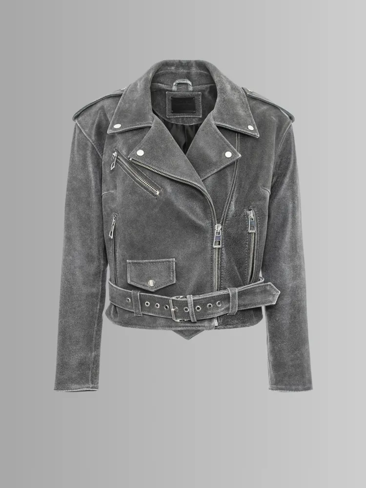 A jacket with an elongated back