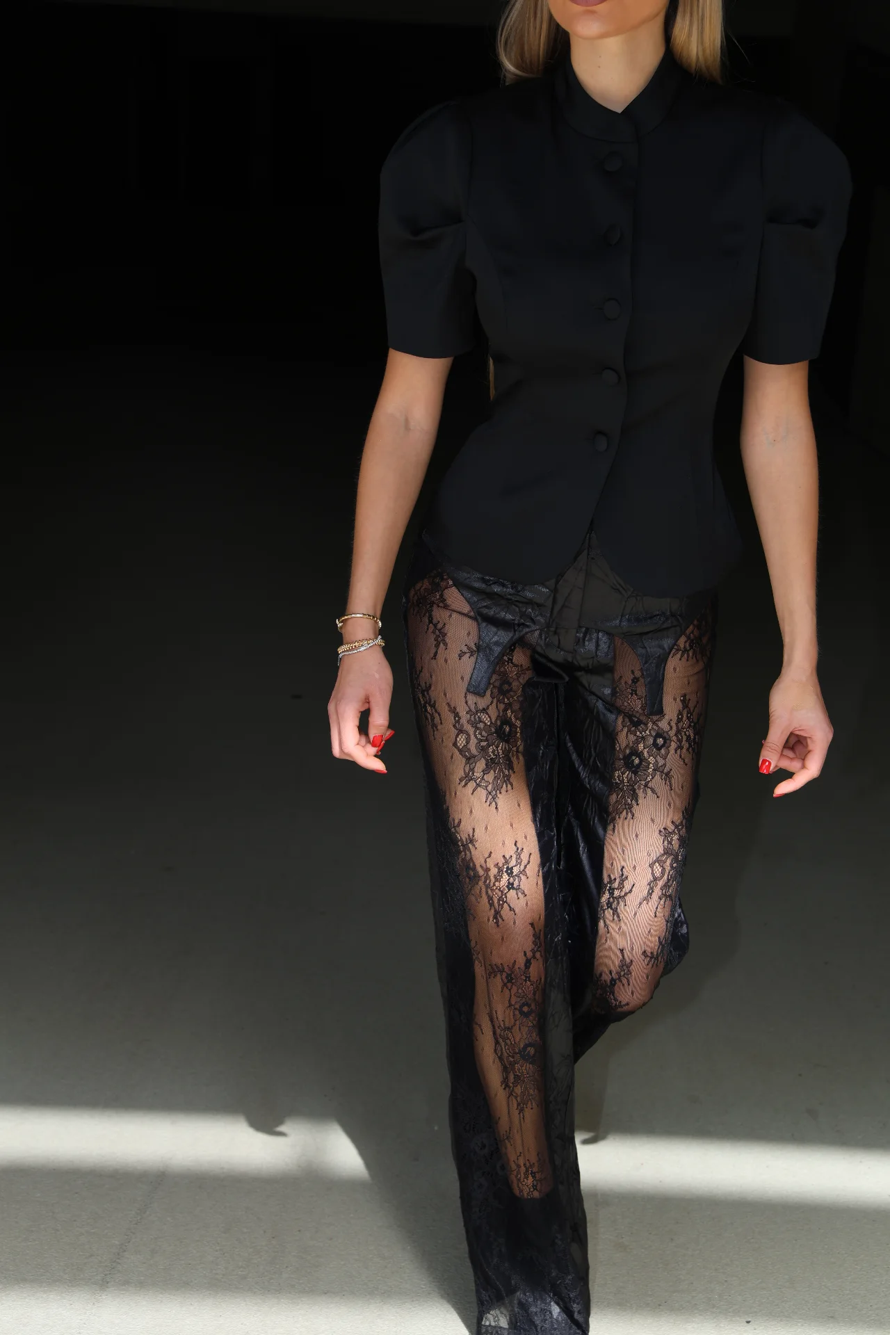 Crinkled Ombre Pants view 7