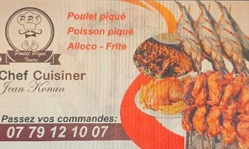 POULET PIQUÉ IVOIRE CHEZ JEAN