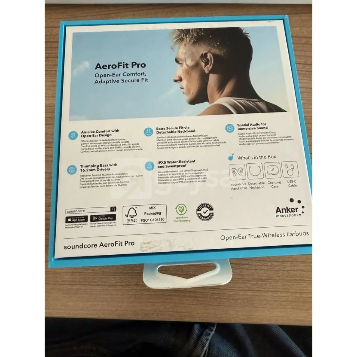 Anker -Soundcore AeroFit Pro Kulaklık-Anker -Soundcore AeroFit Pro Open-Ear True-Wireless Earbuds - Telefon Satılık - Görsel 2 | Goysat