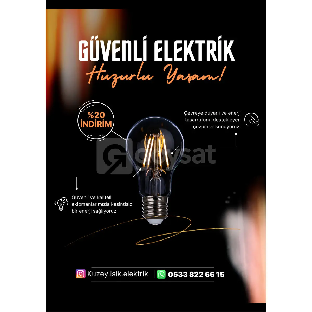 Elektrik İşlerinizi Detaylandırmak İsterseniz Çözüm Ortagınız - Ustalar & Hizmetler Satılık - Görsel 4 | Goysat