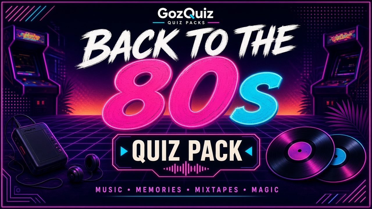 Back to the 80s quiz pack cover