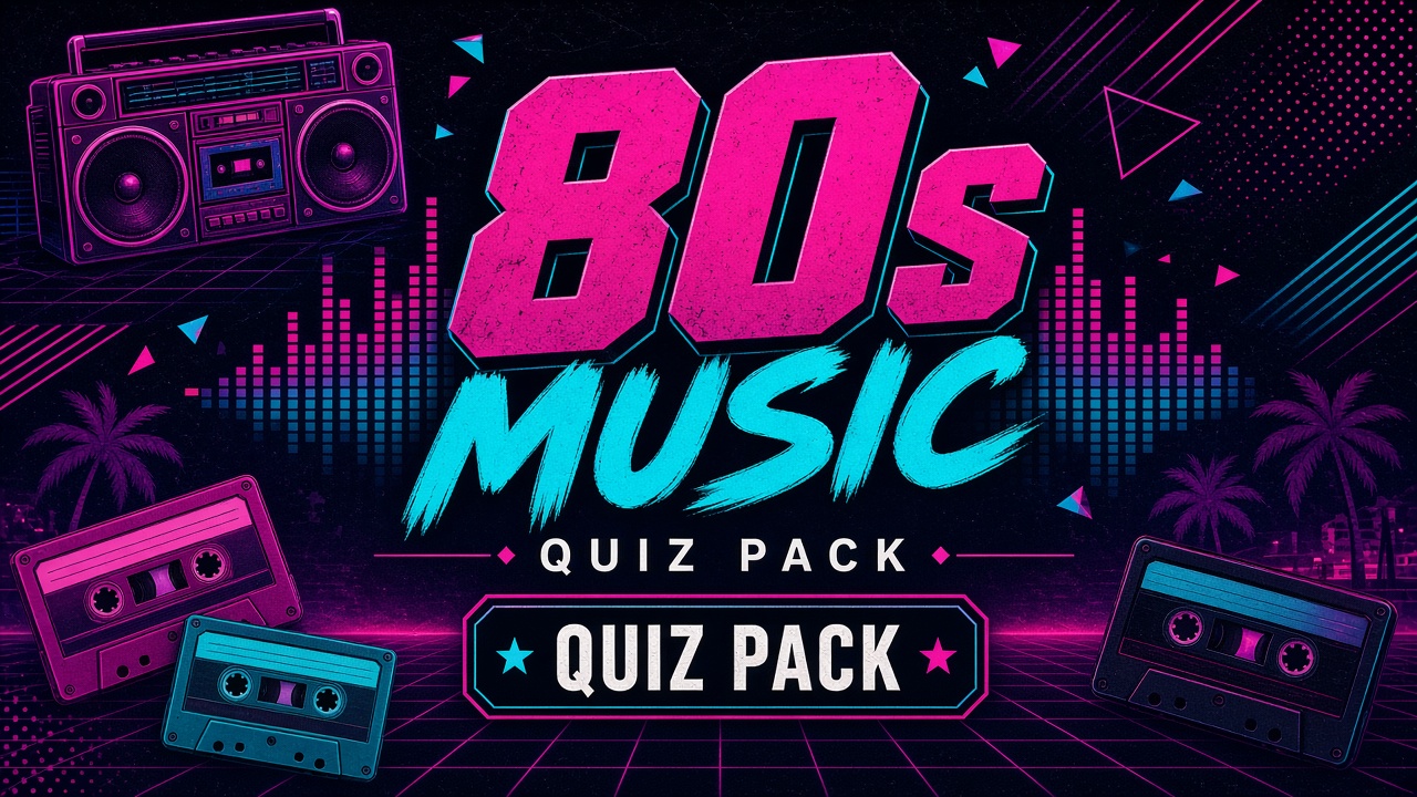 80s Music Pack quiz pack cover