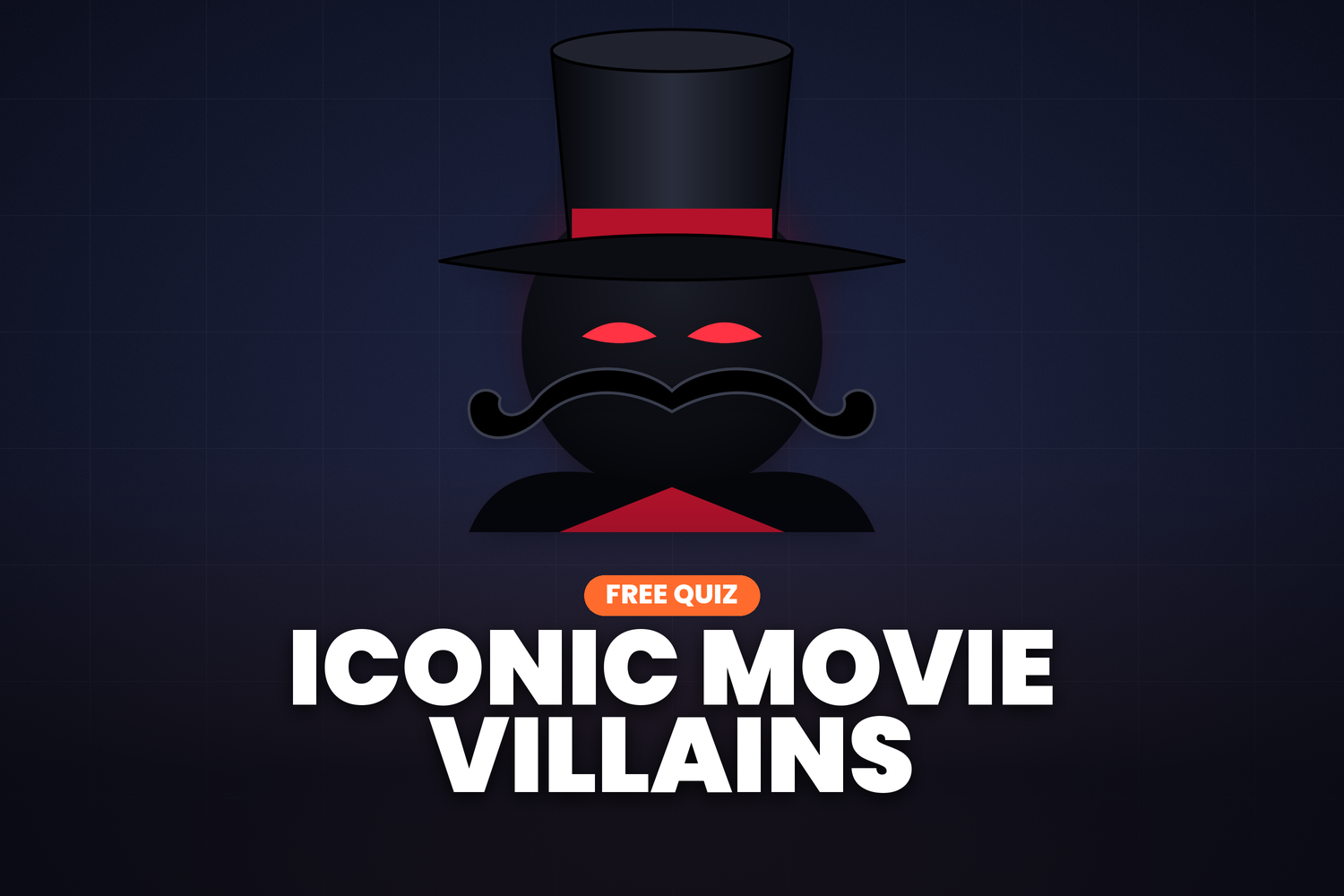 Iconic Movie Villains quiz cover
